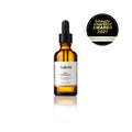Bottle of Daily Treatment Oil on a white background – simple, natural skincare for calm, smooth skin with Beauty Shortlist Awards Editor's Choice certificate
