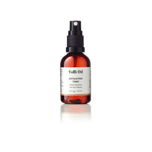 Product shot of Folli Oil Emergency Fix, isolated on white – powerful relief for bumps, redness, and flare-ups.